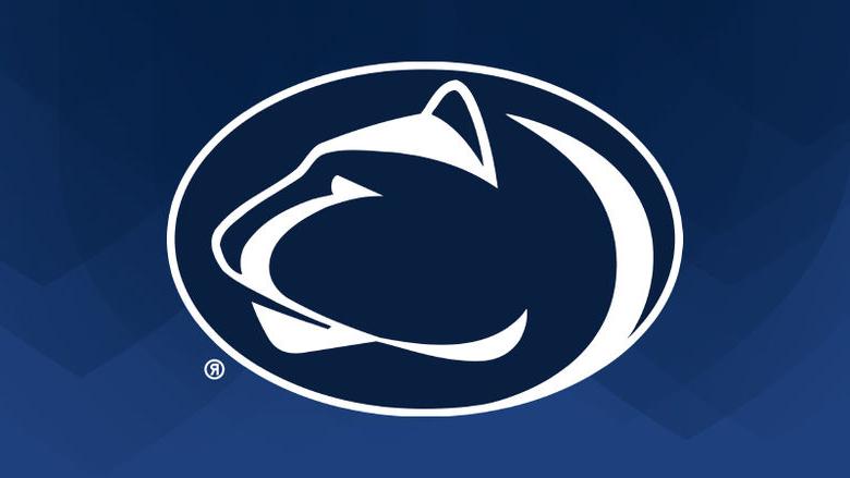 Penn State 体育运动 Logo on blue background